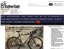 Tablet Screenshot of bikewisegb.com